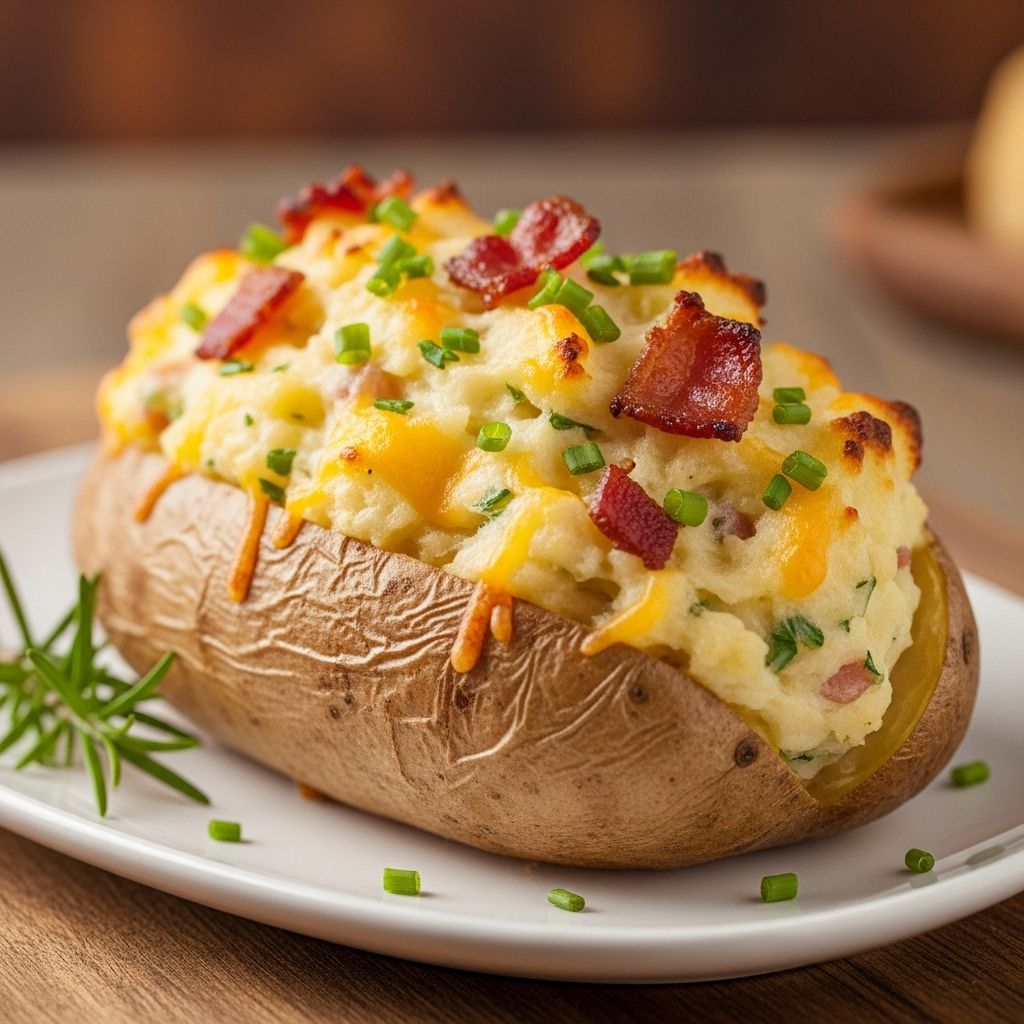 Crispy shells hide velvety, cheesy centers enhanced by smoky bacon and fresh green onions.