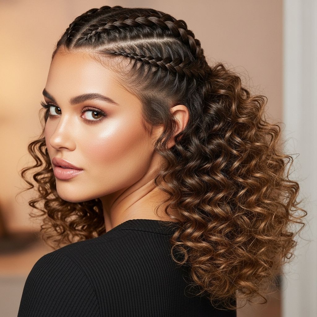 Elevate your look with this comprehensive, expert-approved tutorial for achieving perfect two braids with defined curls—your go-to style for any occasion.
