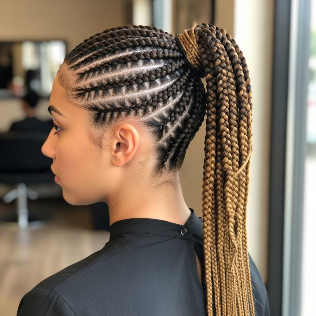 This step-by-step guide will help you create a bold, two-toned stitch ponytail—perfect for stunning impact and everyday wear.