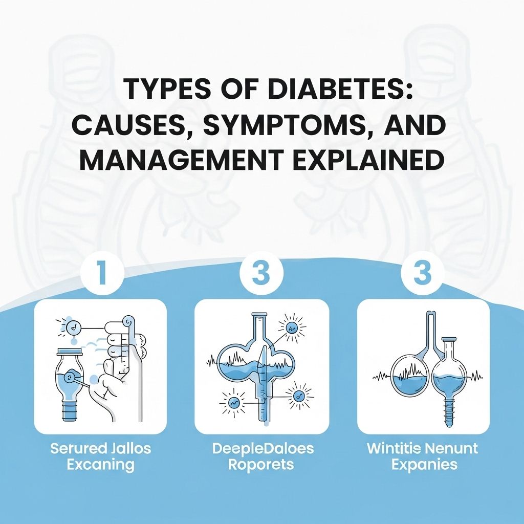 Explore the causes, types, and comprehensive management strategies for all major forms of diabetes and their complications.