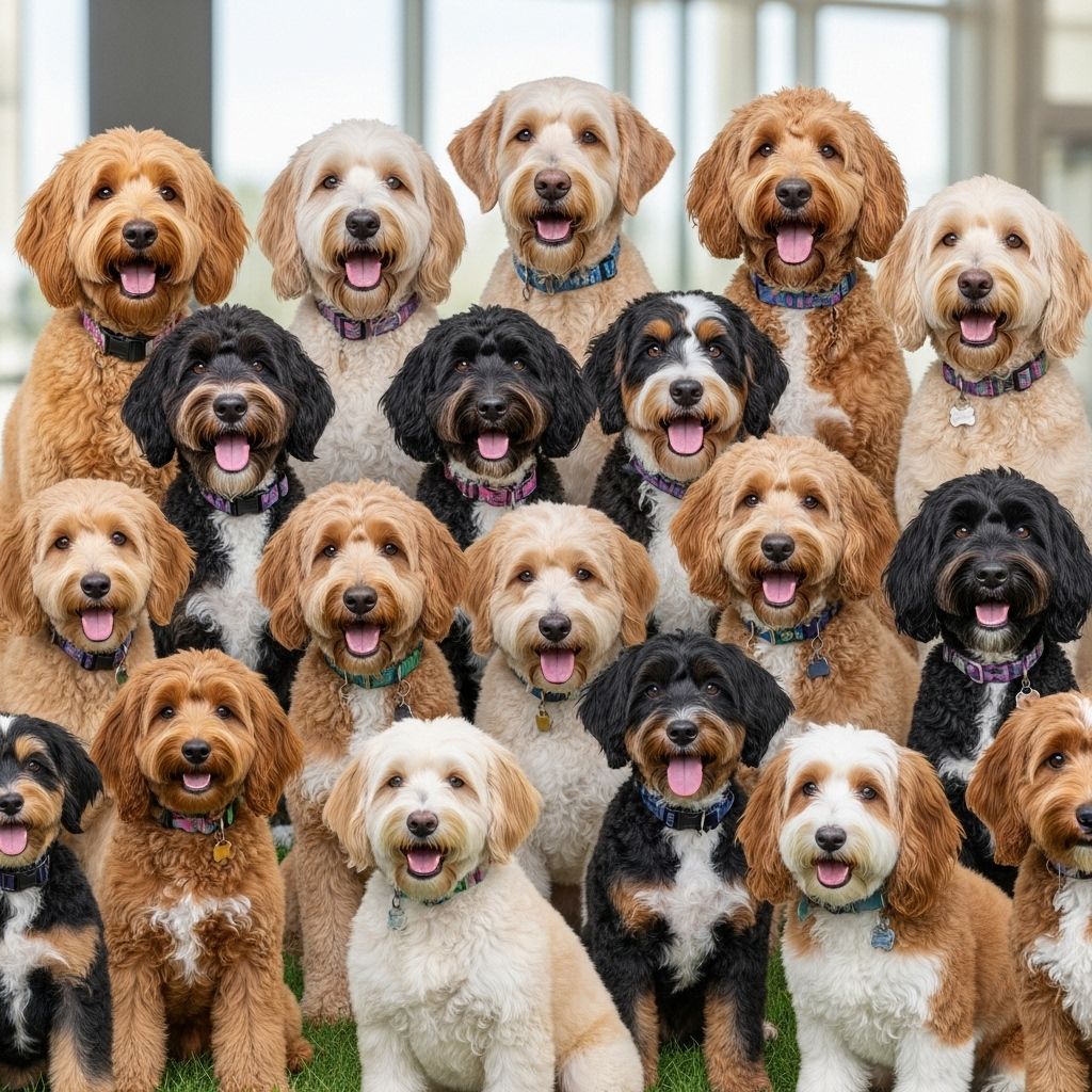 Explore unique hybrid breeds blending charm and charisma in delightful canine companions.