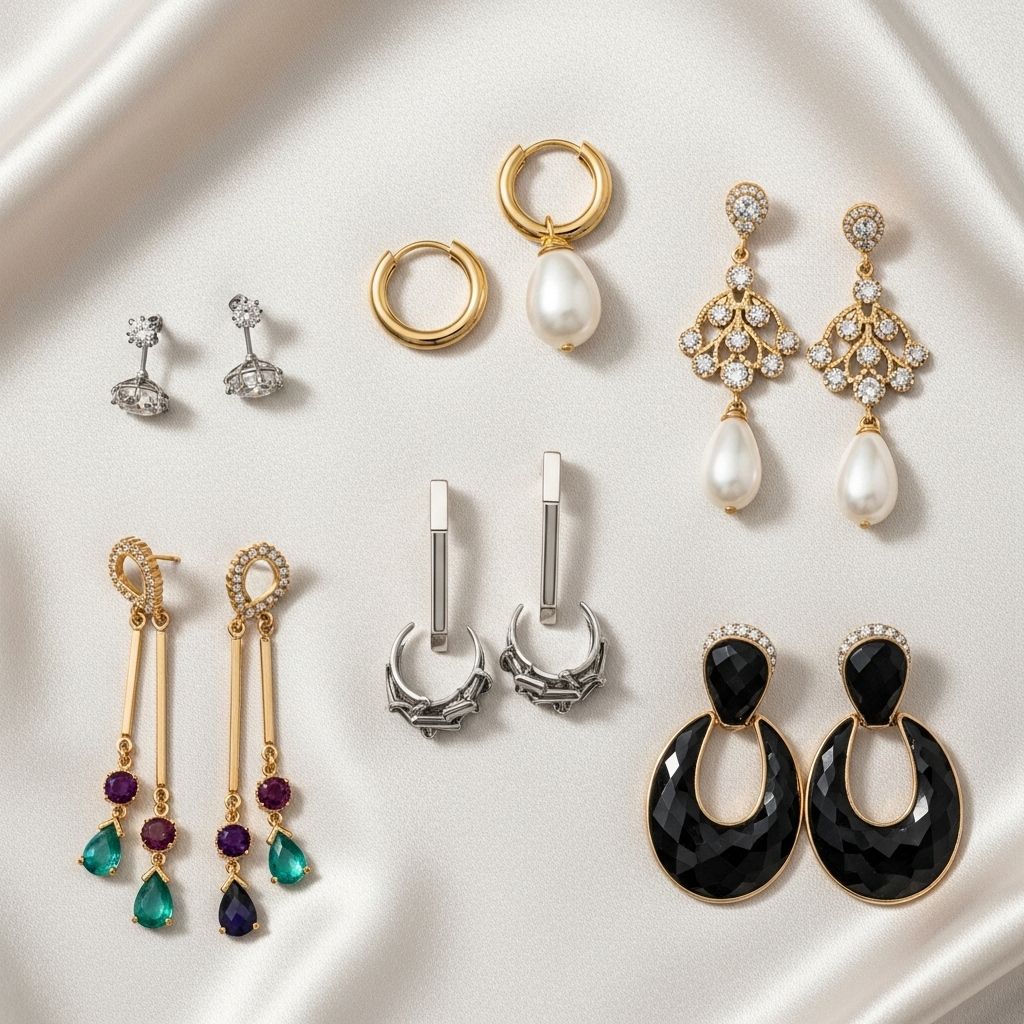 8 Types of Earrings to Elevate Your Look: The Ultimate Guide Curate your perfect earscape with this essential guide to earring types, styling tips, and trend insights.