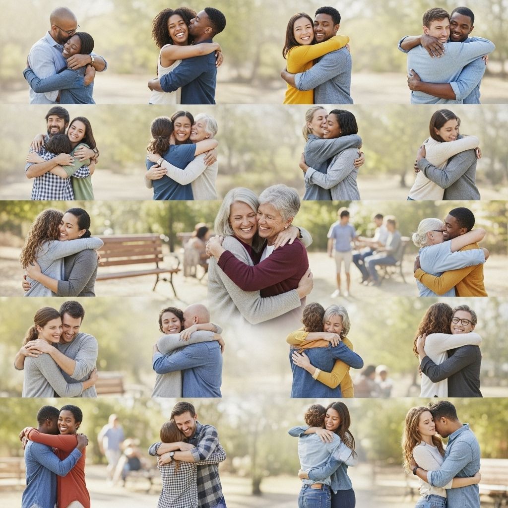 29 Types of Hugs and Their Hidden Meanings Subtle gestures in affectionate embraces offer insight into underlying emotions.