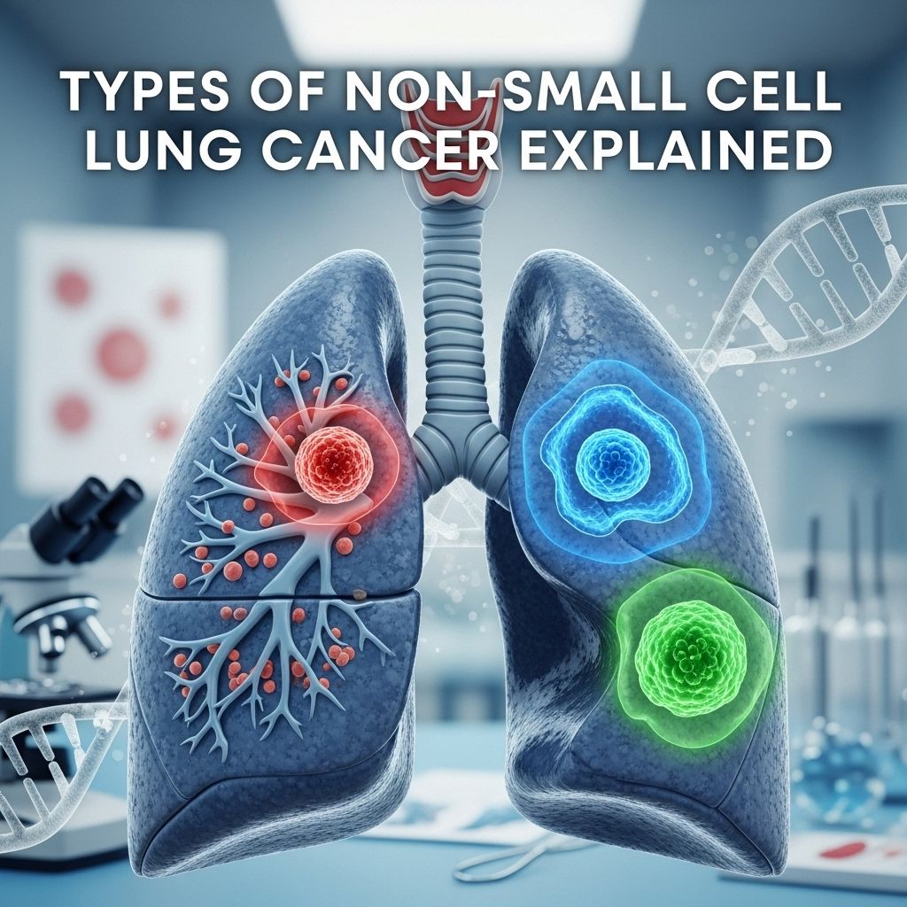 A comprehensive guide to NSCLC types, risk factors, symptoms, diagnosis, treatment, and prognosis for patients and caregivers.