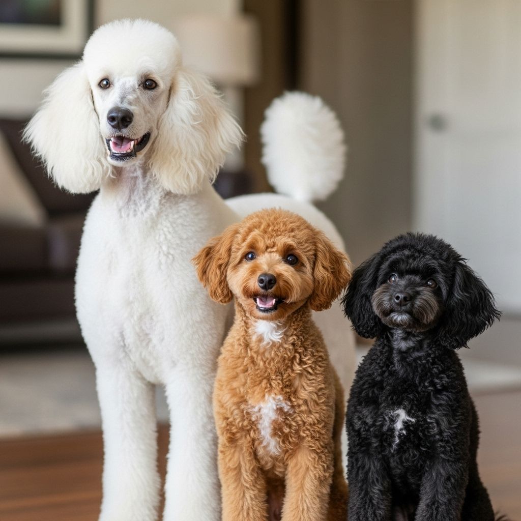Discover the distinctive characteristics, temperaments, and care needs of all three poodle varieties