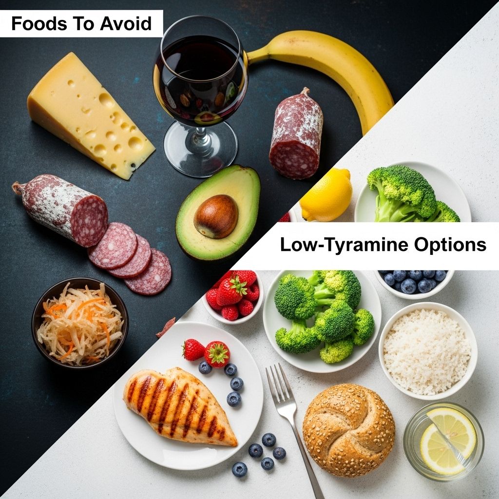 Balancing meal choices helps prevent migraine attacks and maintain healthy blood pressure.