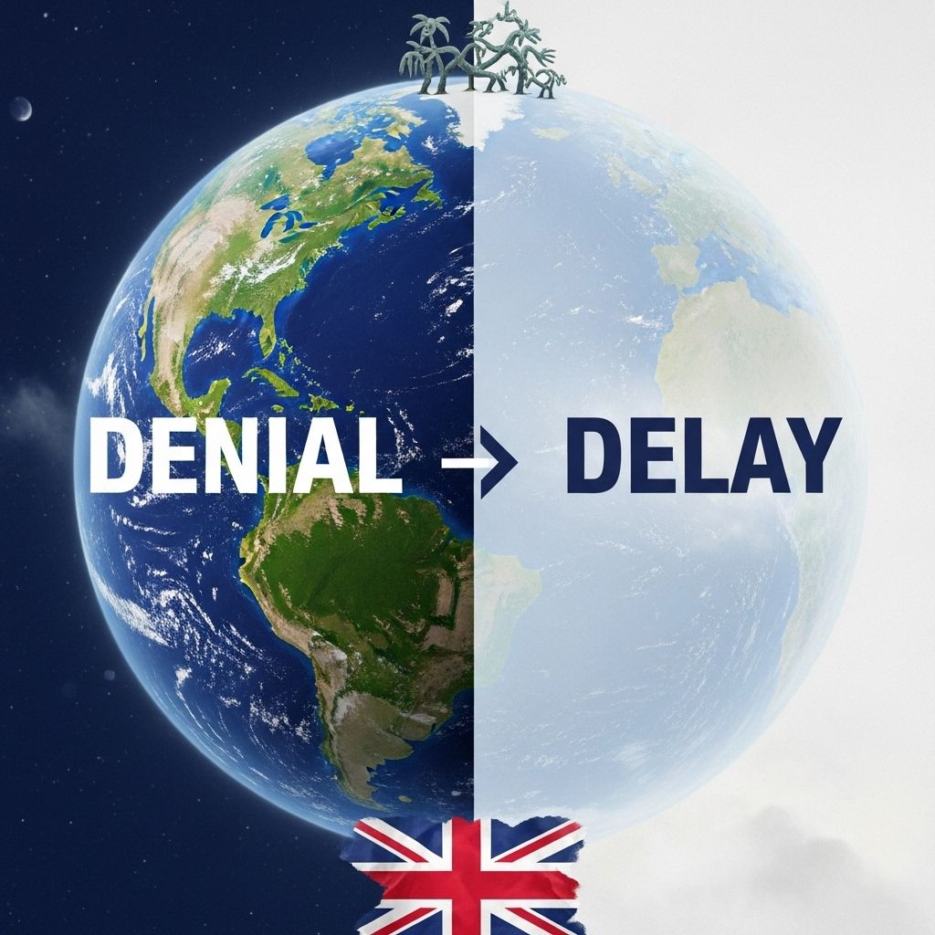 From Climate Denial to Delay: UK’s Shifting Discourse and the Impacts on Climate Action How the UK's climate discourse shifted from denial to delay — and why this change compromises urgent environmental action.