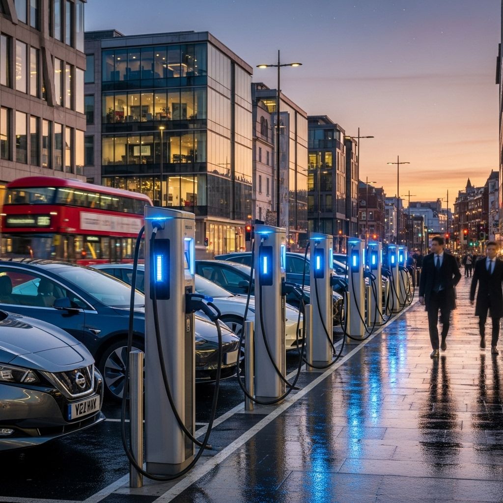 The UK’s investment in EV charging points and high-speed hubs is accelerating, supporting sustainable transport at record rates.