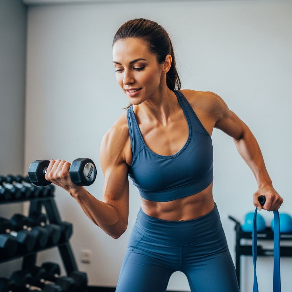 The Ultimate 15-Minute Upper Body Workout for Women This sequence boosts arm and shoulder strength for easier chores and better posture.