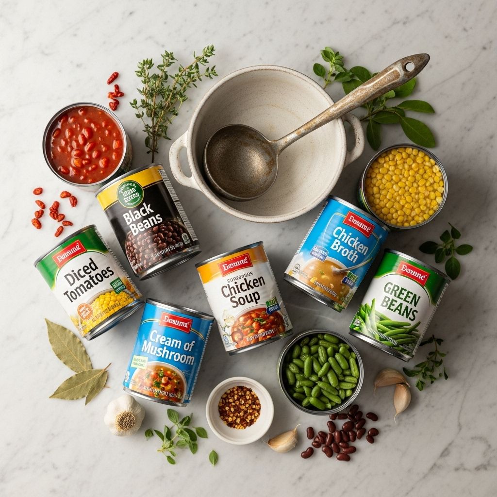 Transform everyday canned goods into a rich, customizable dinner solution.