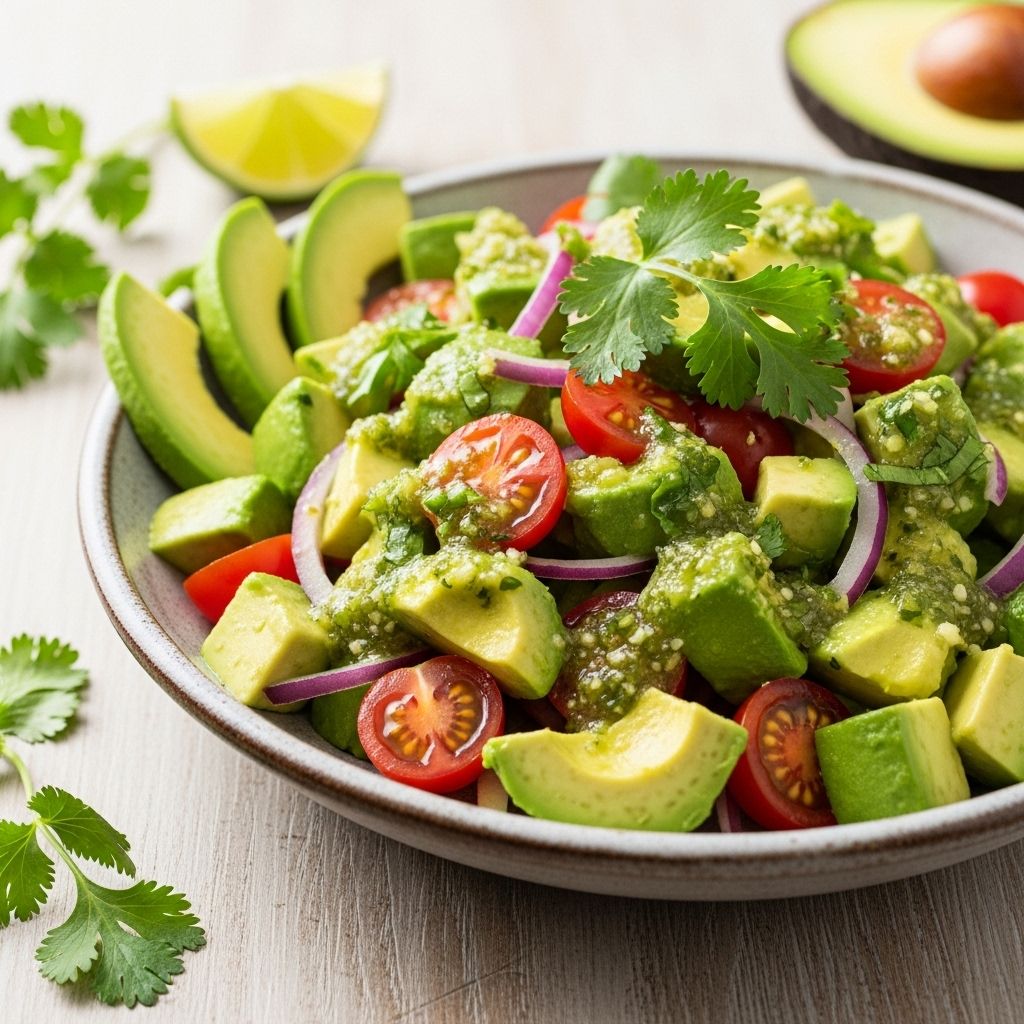 Rich creaminess meets crunchy veggies in a side dish that bursts with bright flavor.