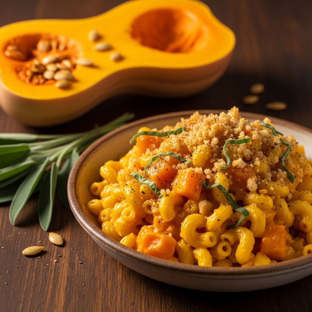 Velvety puree and crispy crumbs offer a hearty, nutrient-packed comfort twist.