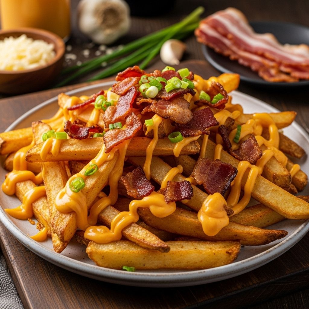 The Ultimate Guide to Homemade Cheese Fries: Recipe, Tips, and Variations Tangy pickles and fresh chives balance a velvety layer for a memorable flavor twist.