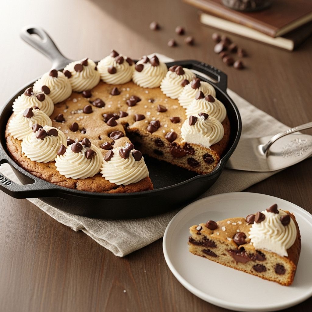 One-pan skillet magic yields a chocolaty, sprinkle-topped dessert everyone will love.