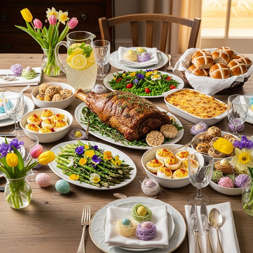 Serve dishes that honor tradition while infusing fresh spring flavors into each bite.