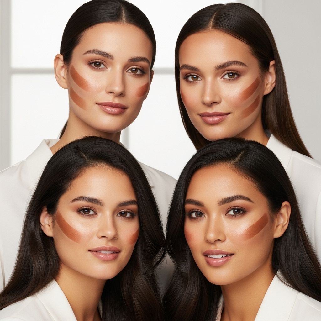 Discover expert strategies, tips, and techniques for flawless bronzer placement tailored to your unique face shape and skin tone.