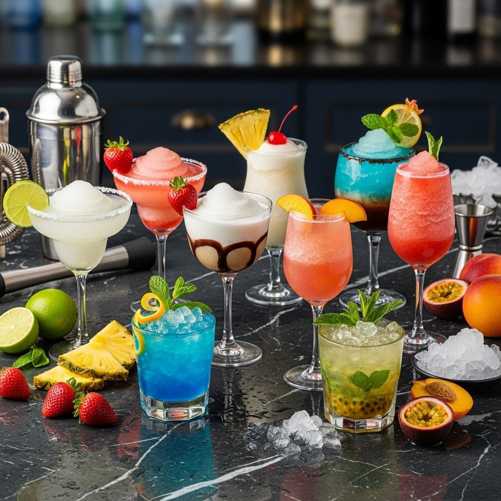 Master icy libations at home with balanced flavors, silky textures, and crowd-pleasing style.