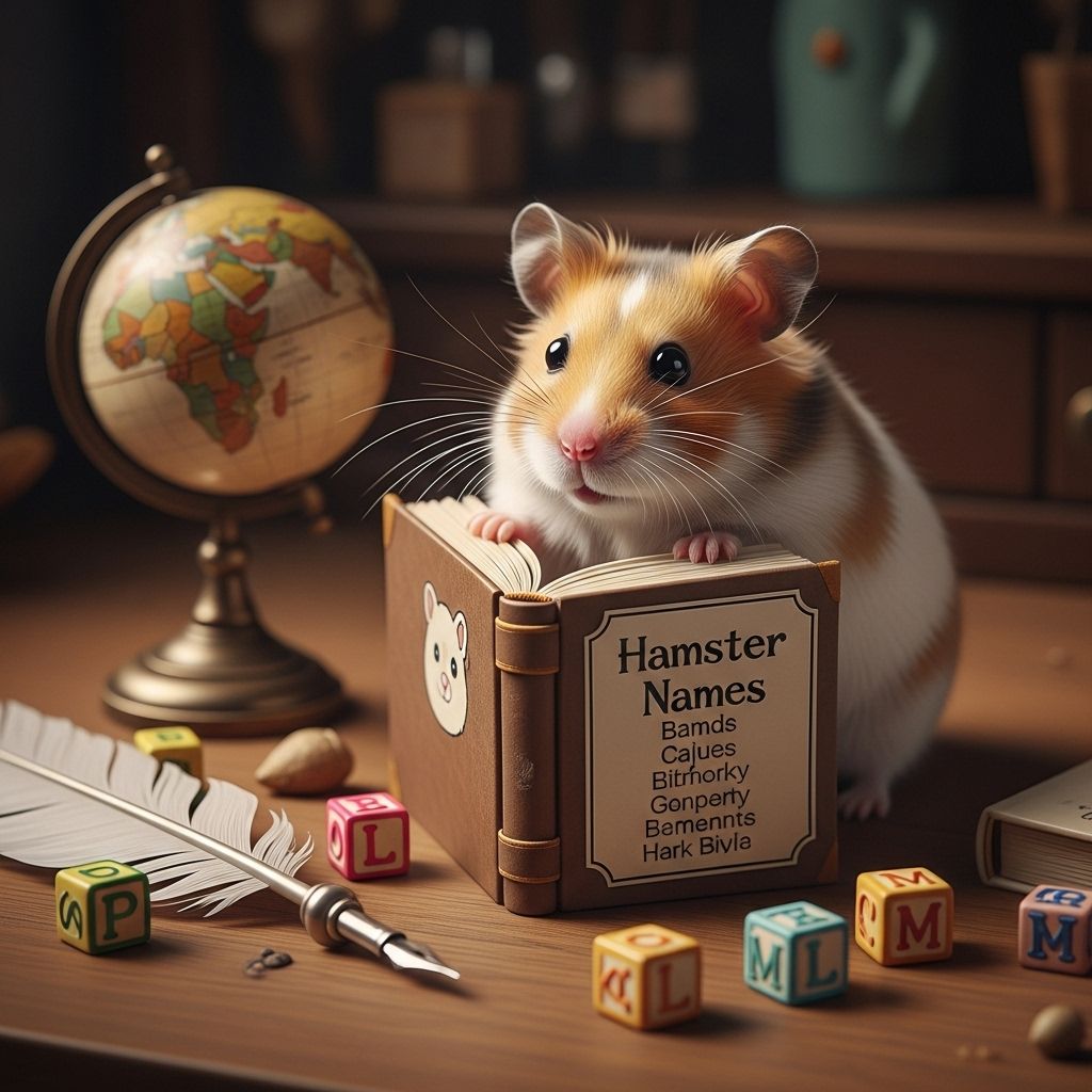Find the perfect name for your adorable hamster—over 150 ideas for every personality, color, and style!