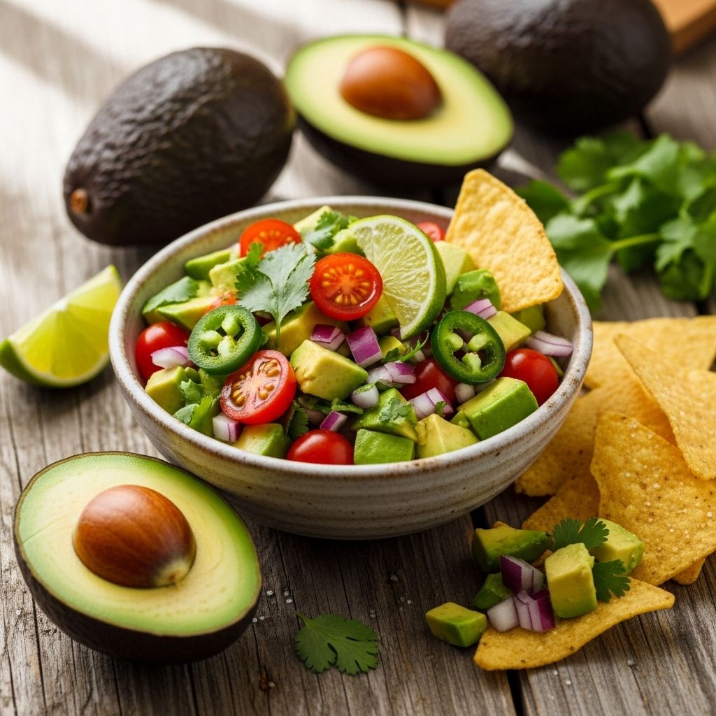 Zesty blend brings creamy fruit and crunchy veggies together for a party-ready treat.