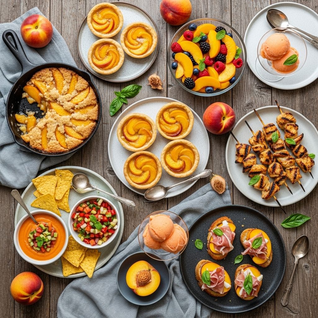 Cobblers, salads, mains, drinks, and preserves all come alive with juicy fruit flavor.