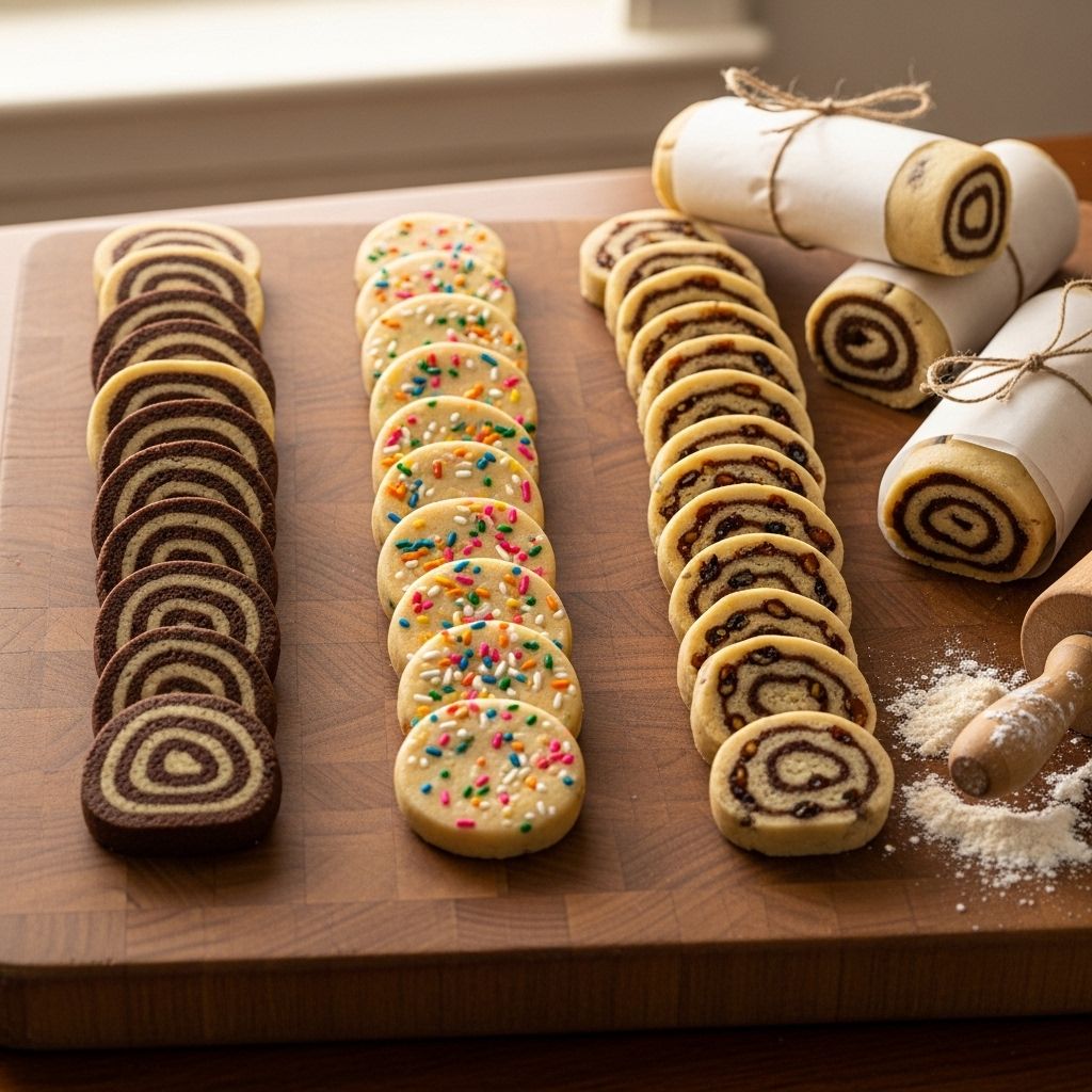 Freeze dough logs for quick, homemade treats that impress with every bite.