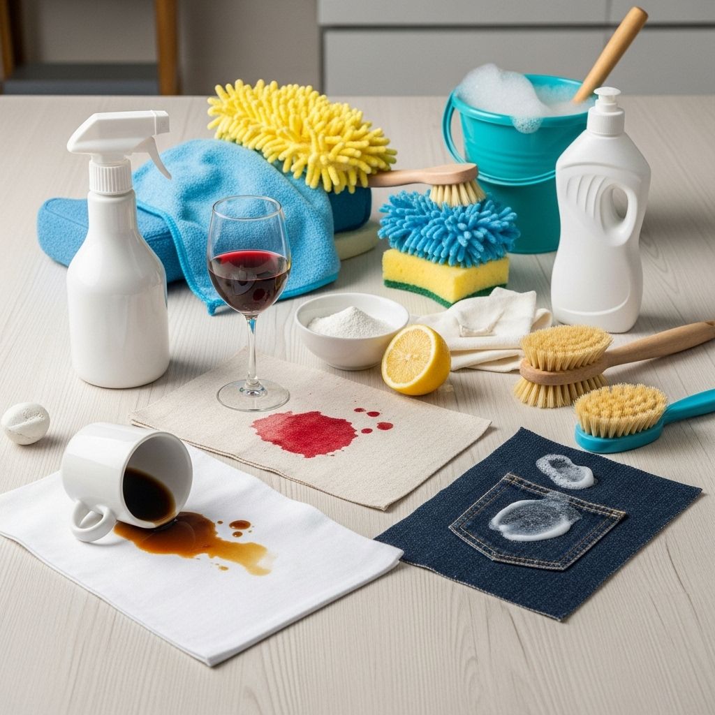 Turn tough accidents into fresh fabrics with simple, effective home remedies.