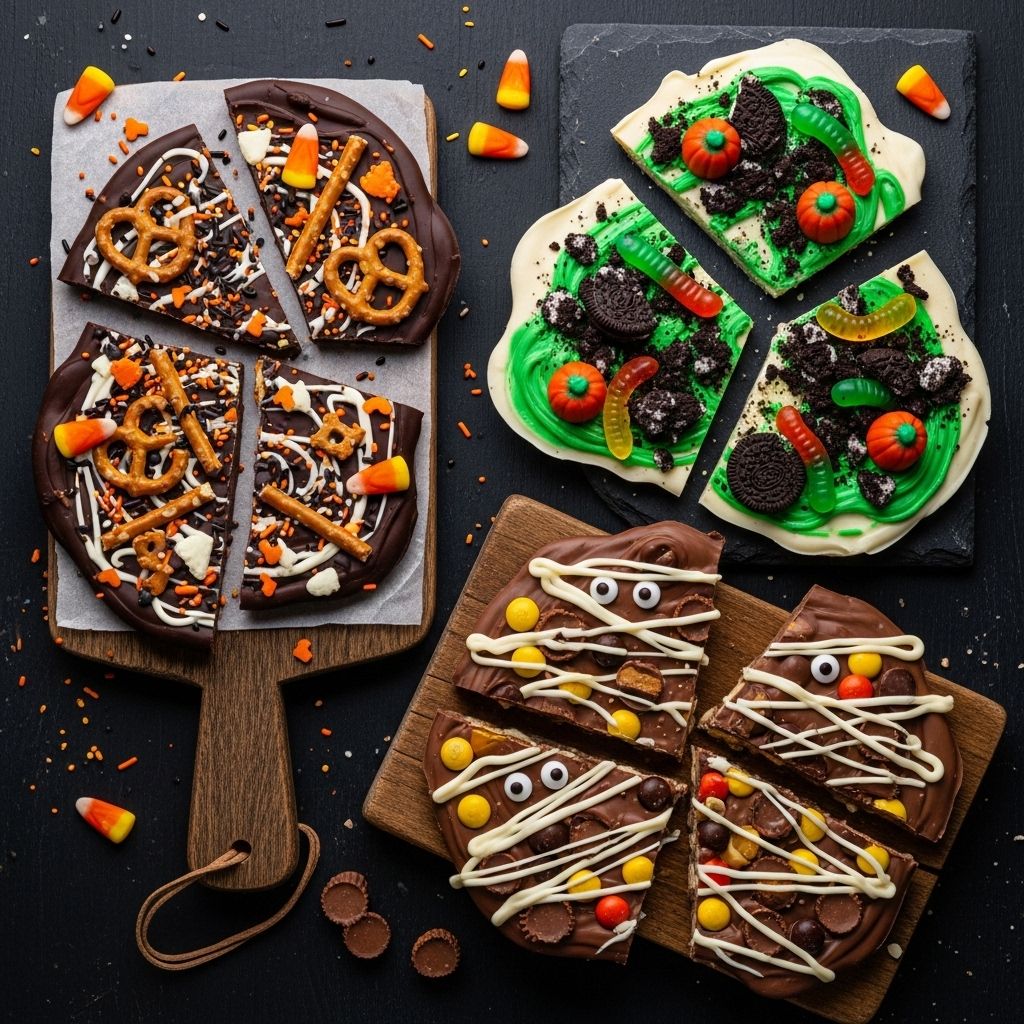 No-bake candy shards let you mix and match toppings for endless seasonal delight.