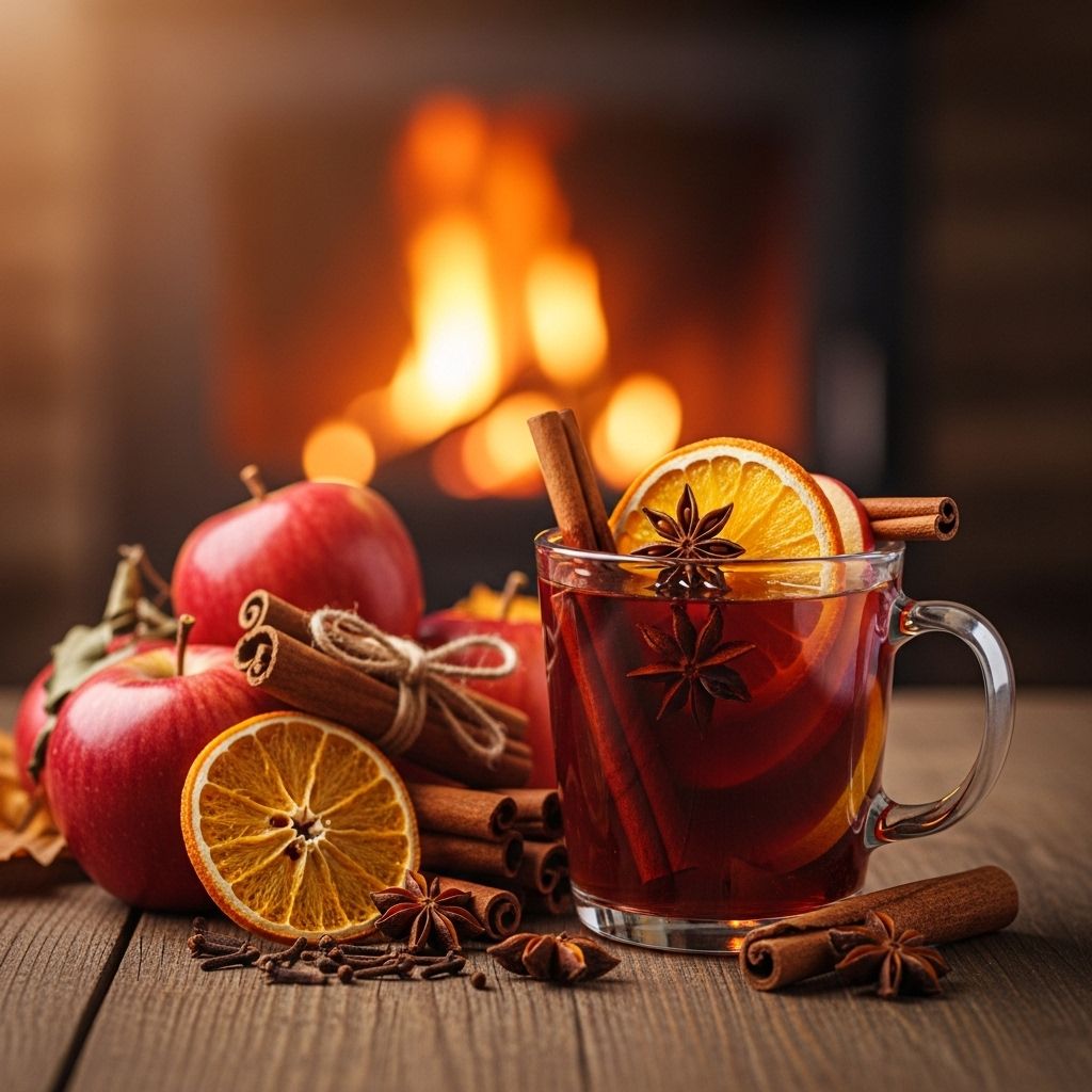 A perfect blend of sweet, tart, and citrus to brighten any chilly gathering.
