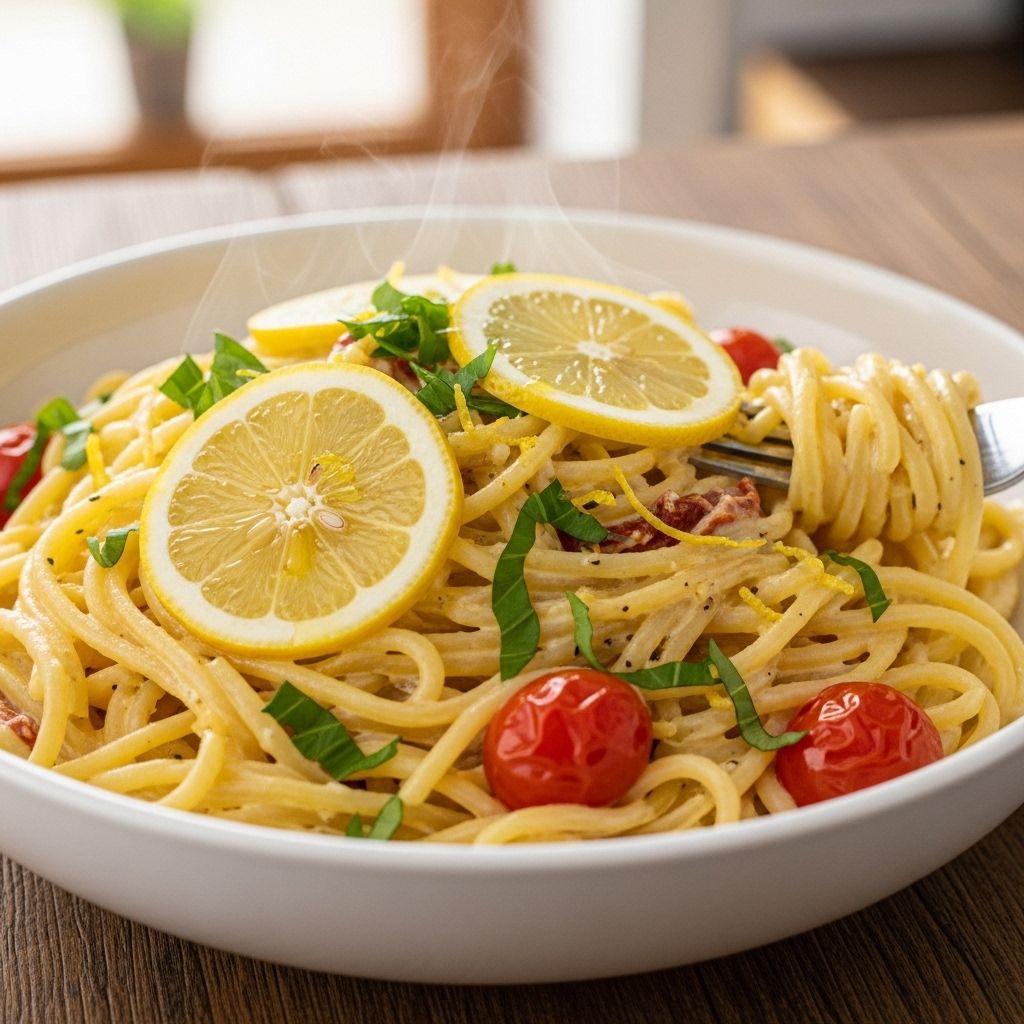 A glossy sauce infused with bright zest turns dinner into a fuss-free taste of sunshine.