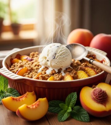 Achieve a golden oat topping and sun-kissed fruit filling for pure summer bliss.