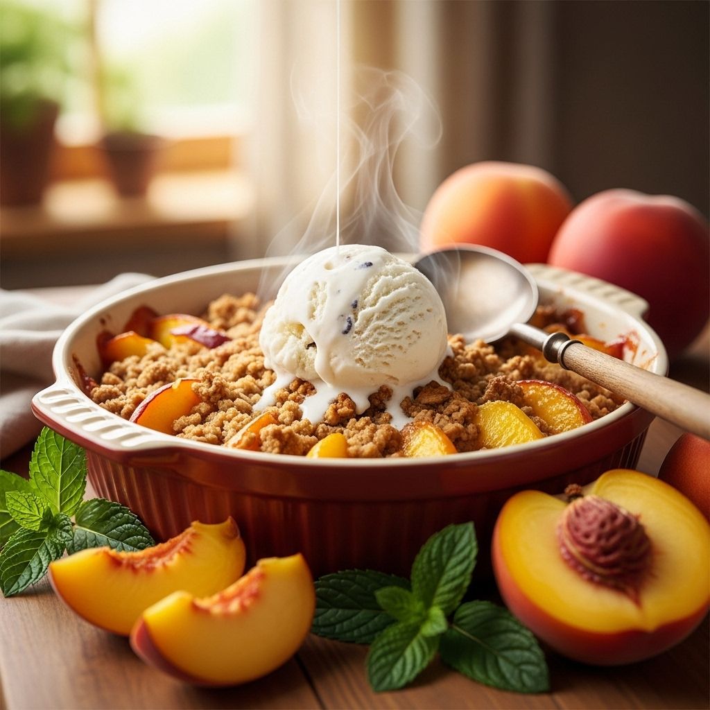 Achieve a golden oat topping and sun-kissed fruit filling for pure summer bliss.