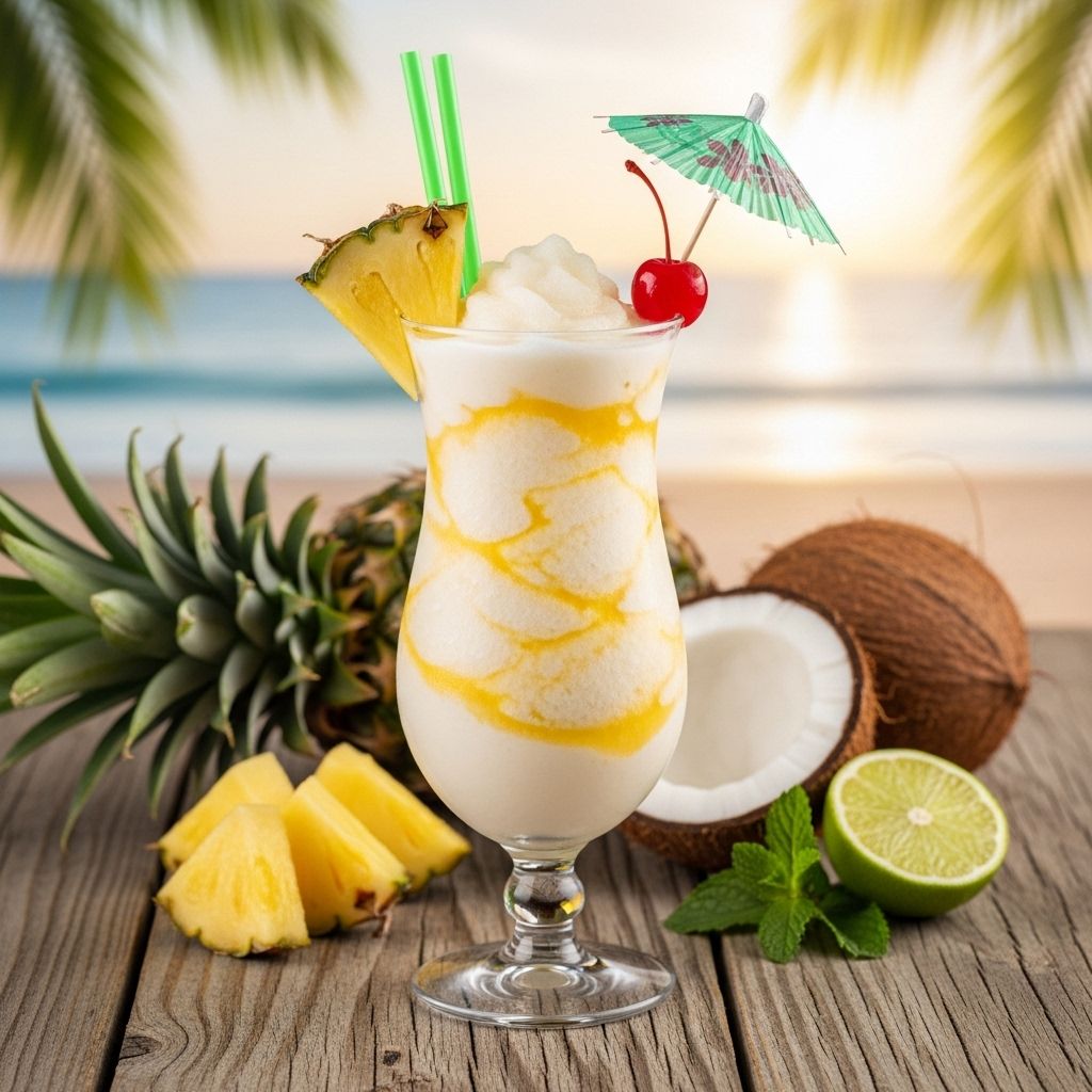 Learn bar-approved techniques for a creamy coconut and pineapple fusion in every sip.