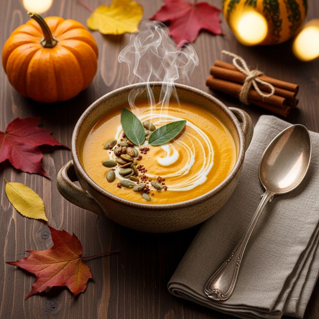 From roasting to garnish, discover the secrets to creating velvety fall comfort.