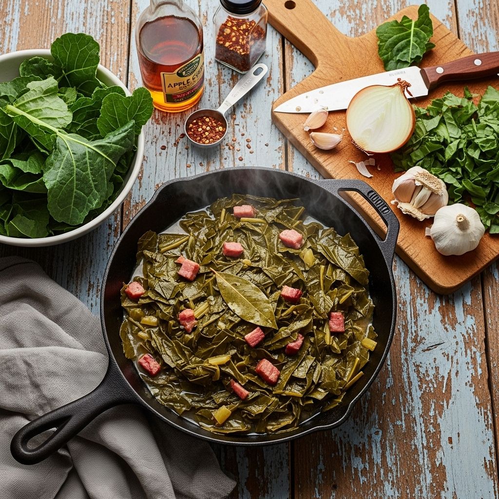Slow, low heat brings out a savory sweetness and tender texture in every leafy bite.