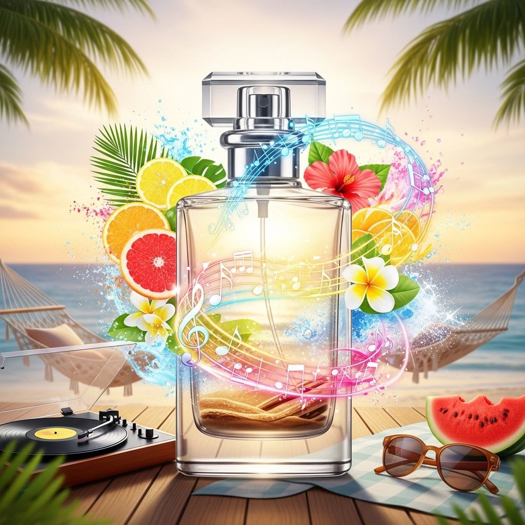 Let music memories and summer adventures inspire your signature scent with our interactive quiz, fragrance picks, and pro tips.