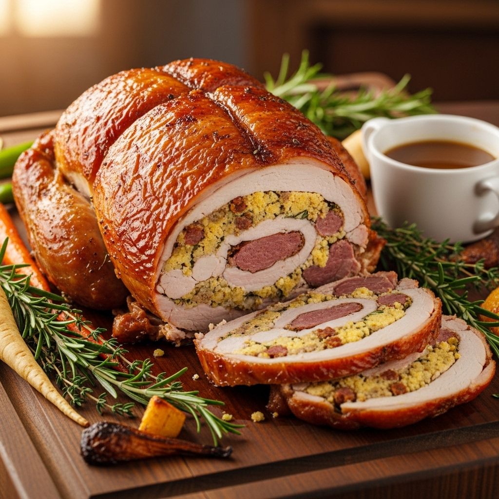 Master the art of combining rich poultry and stuffing into a show-stopping centerpiece.