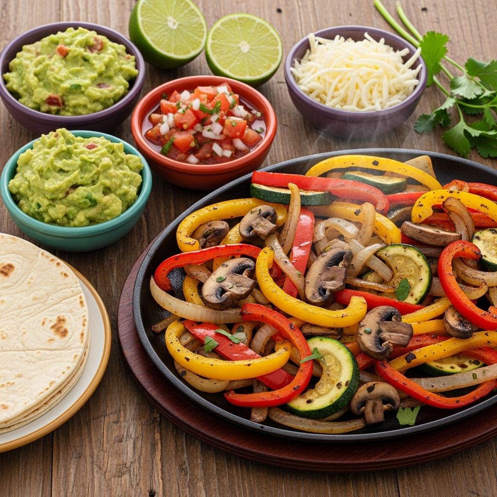 The Ultimate Veggie Fajitas: Flavorful, Fresh, and Satisfying Bold spices and fresh veggies unite in a customizable sizzle that satisfies cravings.