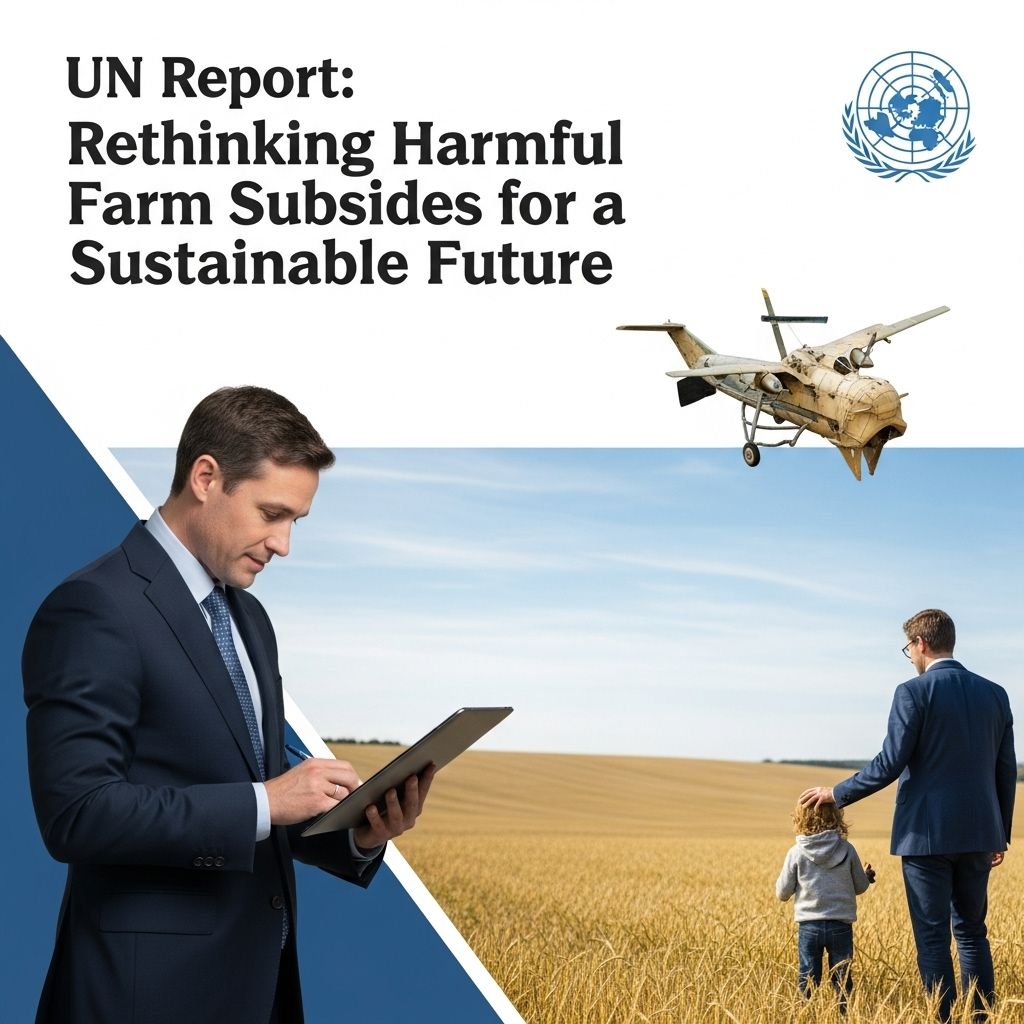 UN Report: Rethinking Harmful Farm Subsidies for a Sustainable Future Global agricultural subsidies fuel climate crisis, degrade public health, and demand transformative reform for sustainability.