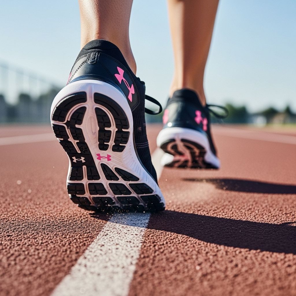 A lightweight mesh upper and compression-molded foam ensure lasting comfort on every run.