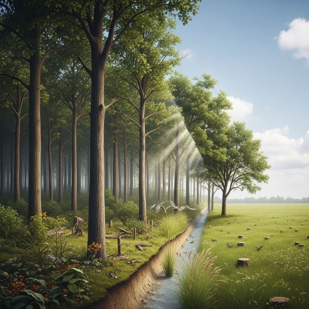 Unraveling how the boundaries between habitats reshape biodiversity, microclimates, and ecosystem health worldwide.