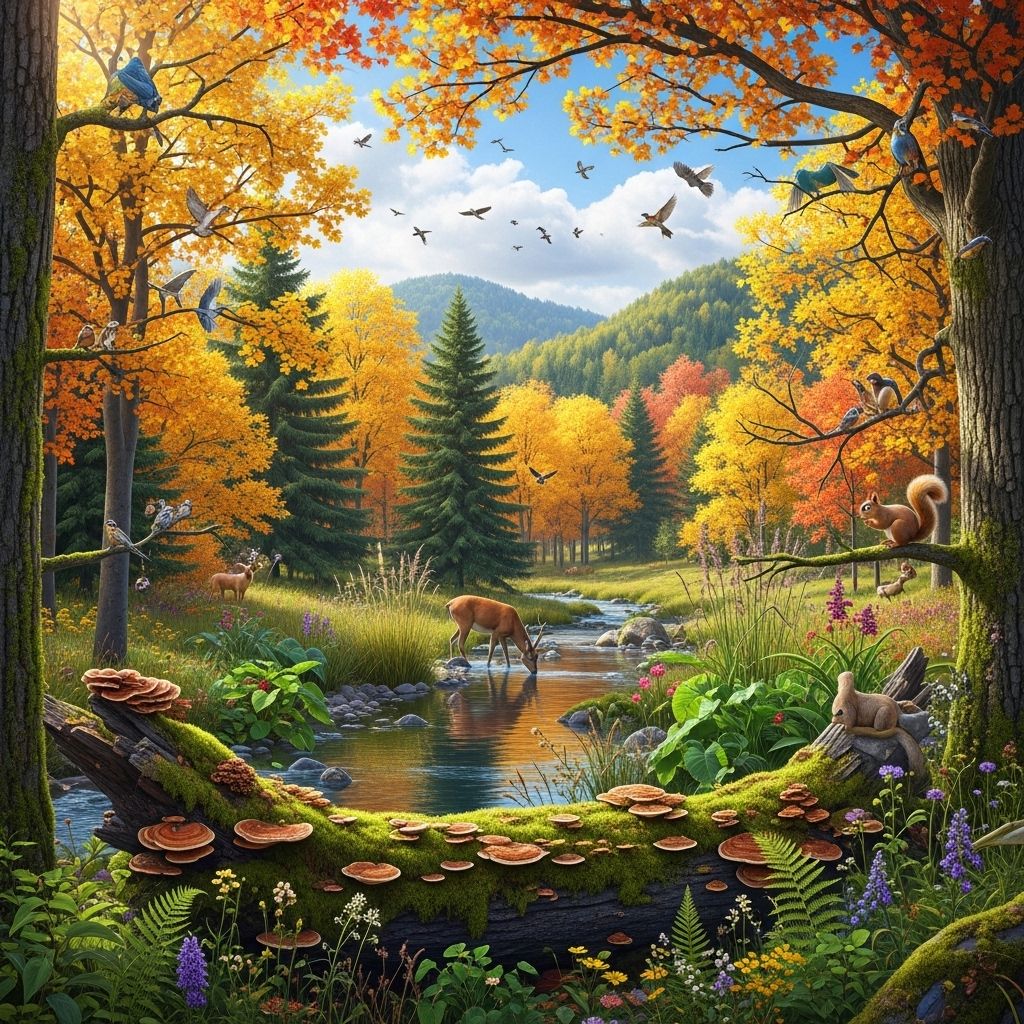 Explore the intricate relationships and importance of biodiversity within forest ecosystems, unraveling how living and non-living elements sustain Earth's richest habitats.