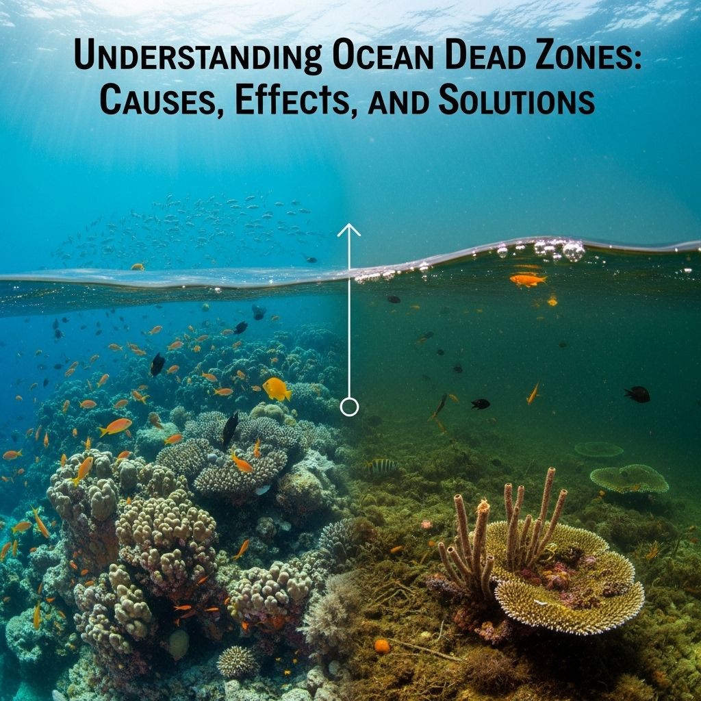 Explore the science, impact, and ongoing solutions to the rising crisis of oxygen-depleted ocean dead zones worldwide.