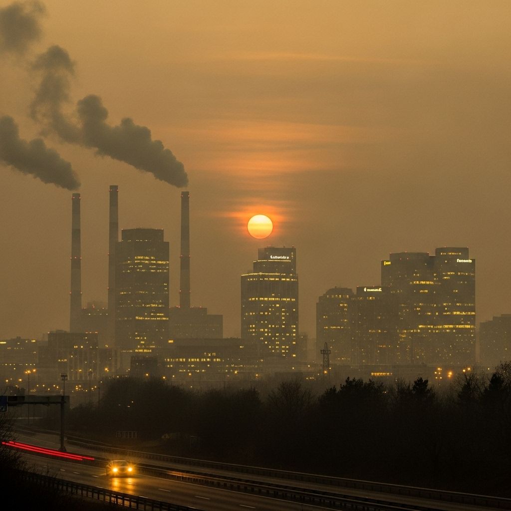 Smog poses serious risks to human health and the environment, impacting air quality, ecosystems, and urban life worldwide.