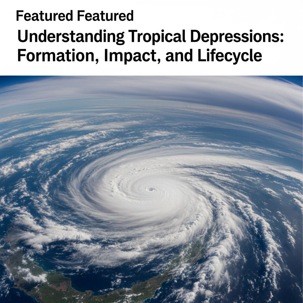 Learn how tropical depressions form, their role in the tropical cyclone lifecycle, and their effects on people and nature.