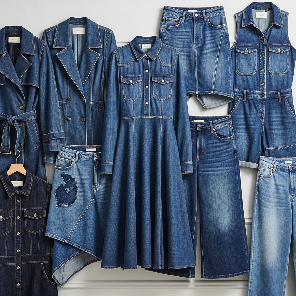 Add instant flair to your style with these creative denim transformations—from accessories to statement garments, denim goes way beyond jeans.
