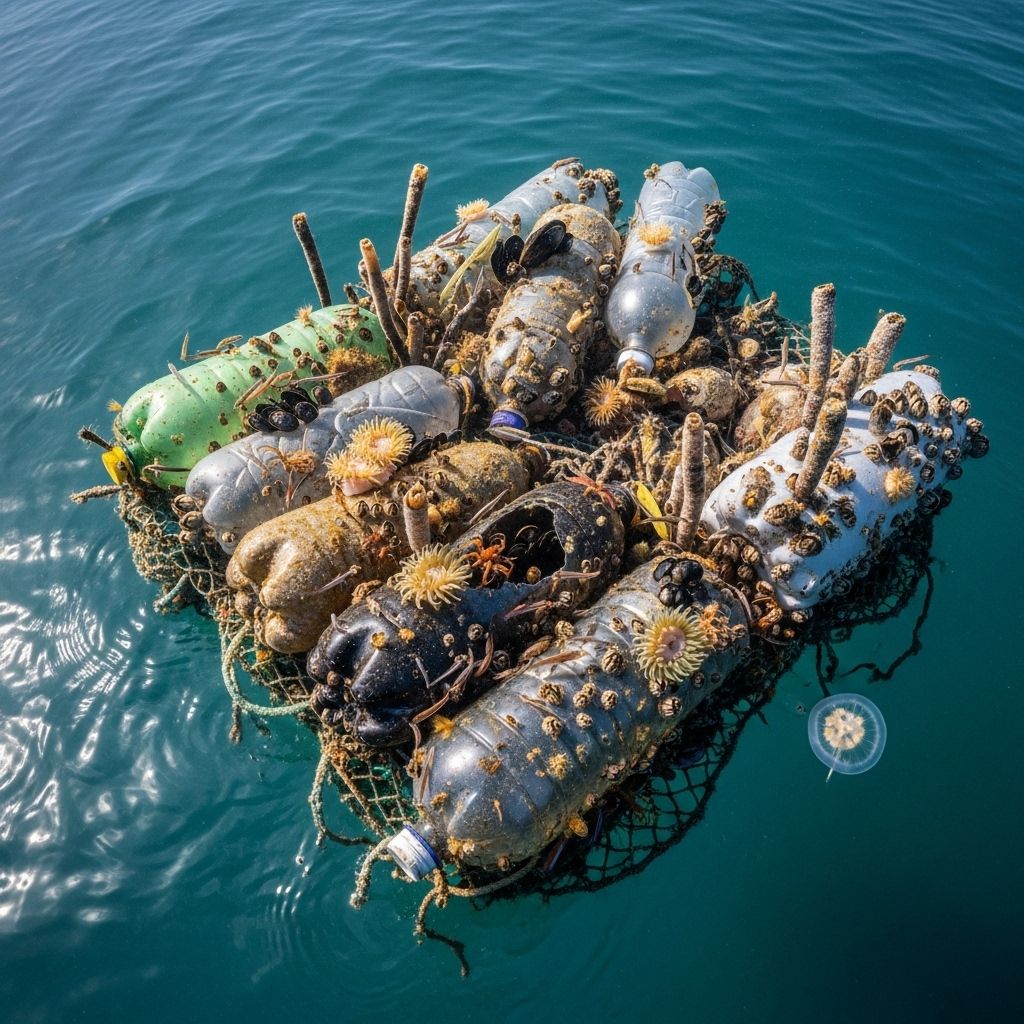 Plastic debris drifting in our oceans is not just litter – it's a new habitat fueling invasion and dispersal of unexpected marine species.