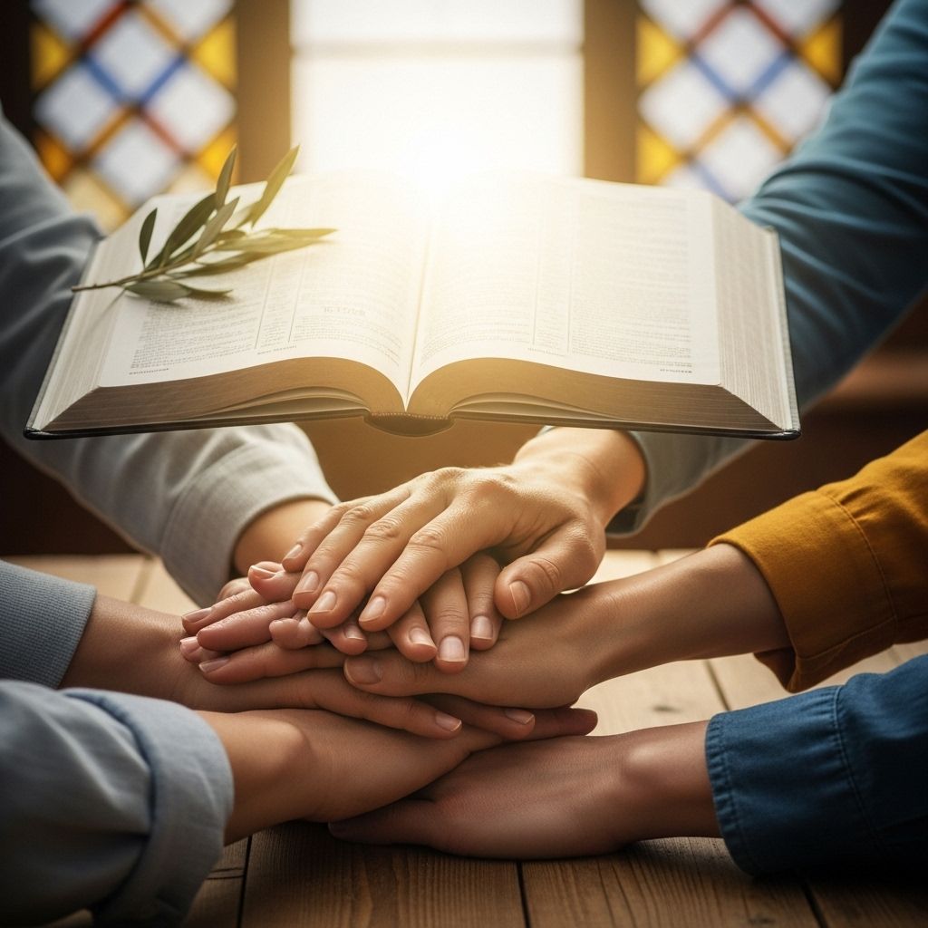 Scripture’s teachings bind believers together in love to reflect God’s shared purpose.