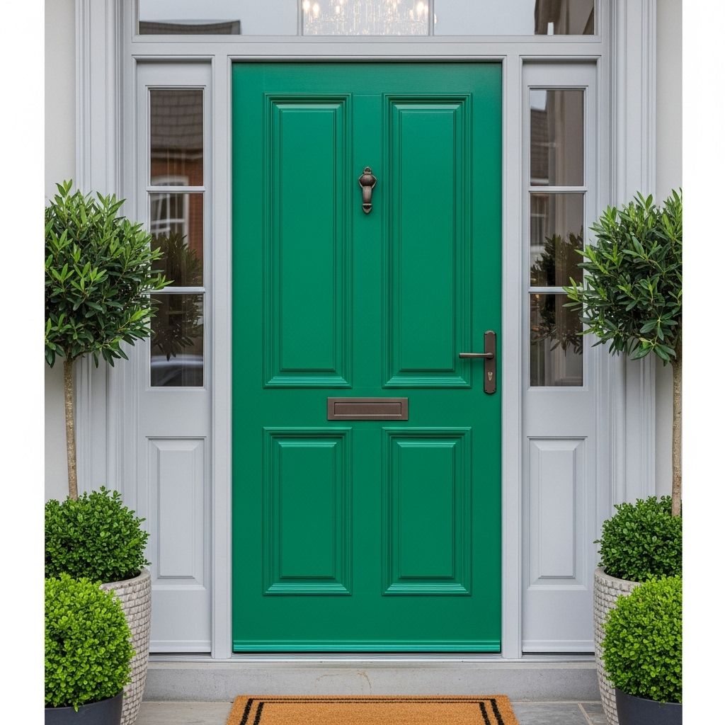 Transform your home’s welcome with vibrant hues tailored to diverse architectural styles.