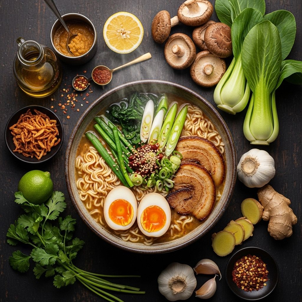 Transform pantry staples into satisfying meals with richer bases and vibrant garnishes.