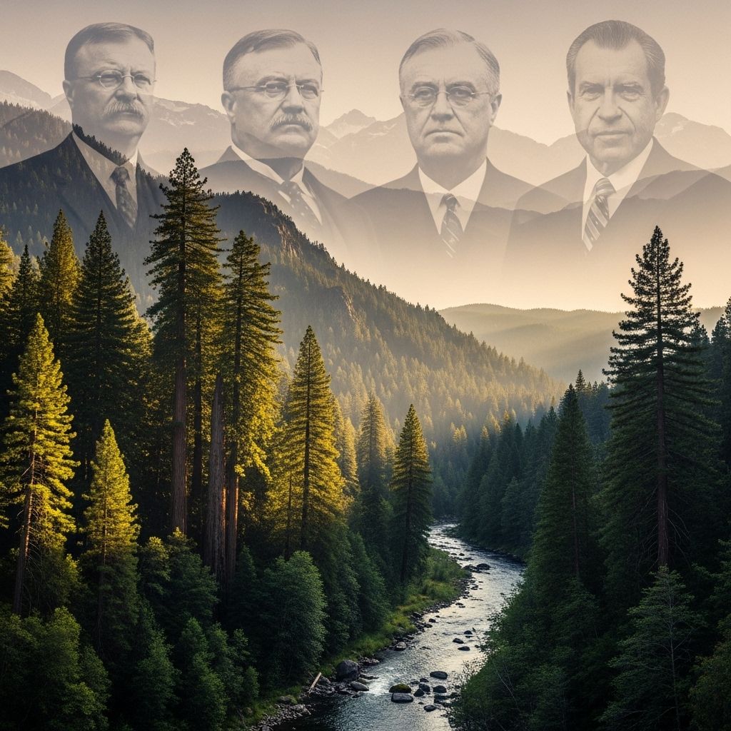 The U.S. Presidents Who Pioneered Environmental Protection From Roosevelt to Biden: Tracing the lasting legacy of America's most eco-conscious Commanders-in-Chief.